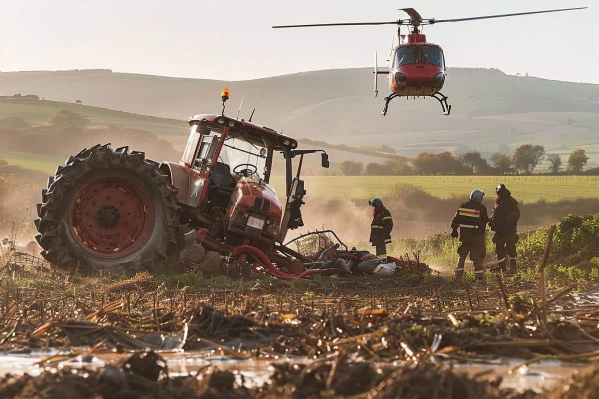 Grave accident de tracteur aux Arcs : sexagénaire évacué en urgence par hélicoptère