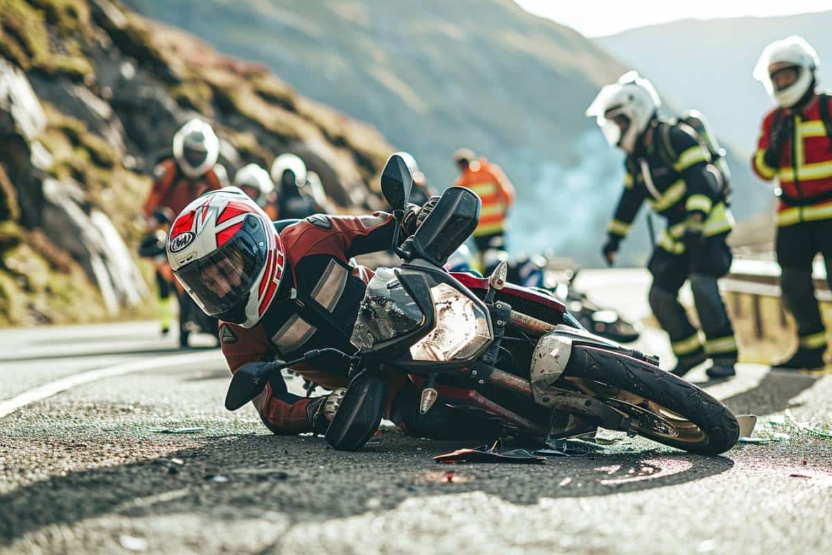 Drame sur la D900 dans les Pyrénées-Orientales : un motard entre la vie et la mort