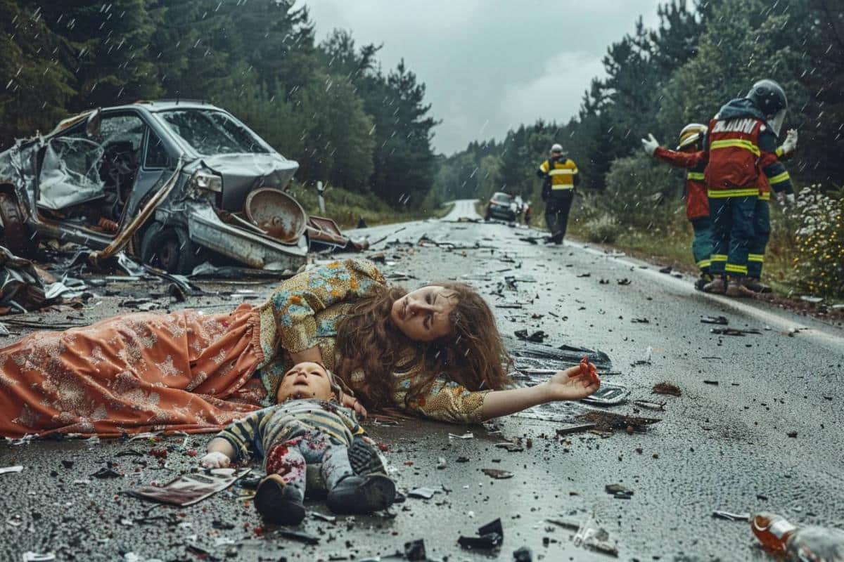 Drame dans le Finistère : une mère perd la vie sur la route, sa fillette entre la vie et la mort