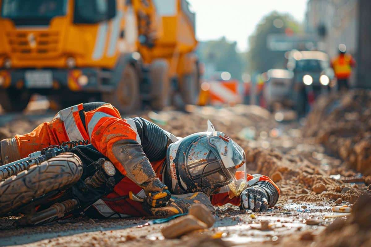 Près de Toulouse : un motard blessé dans un accident sur un chantier routier