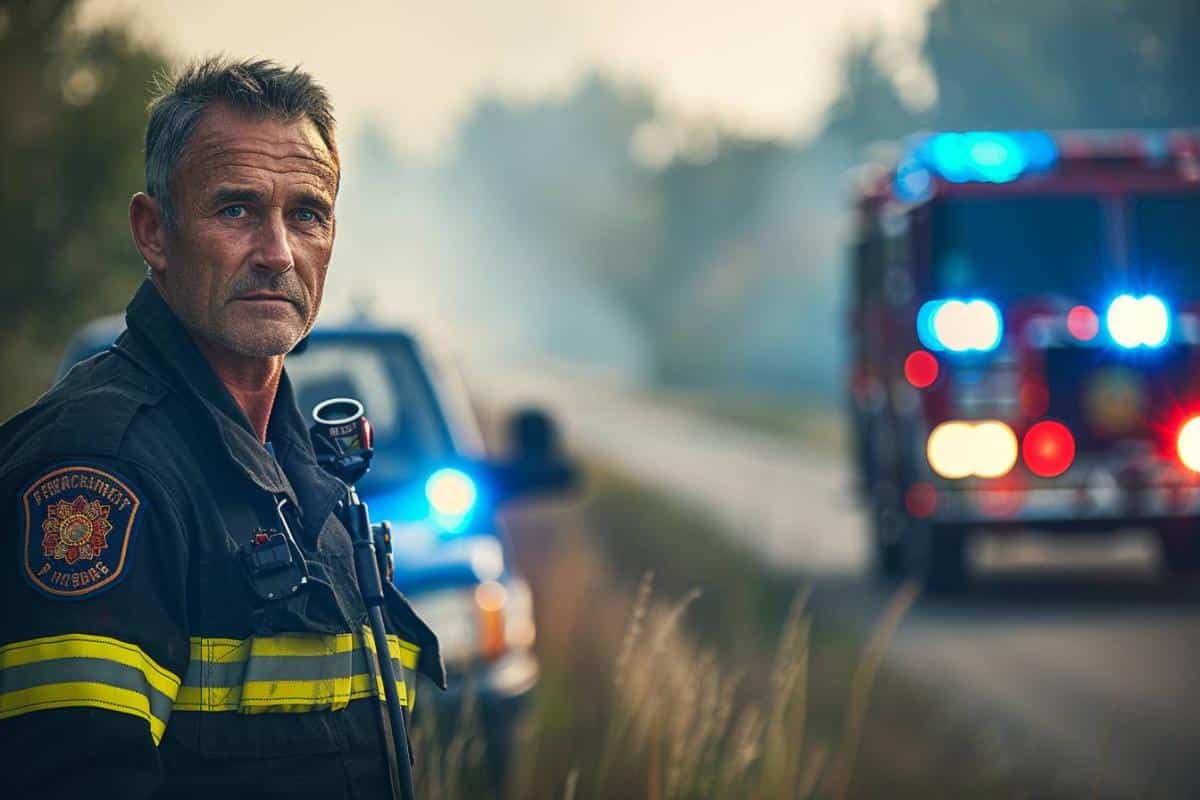 Tragédie à Mézeray : le chef des pompiers perd la vie sur la route