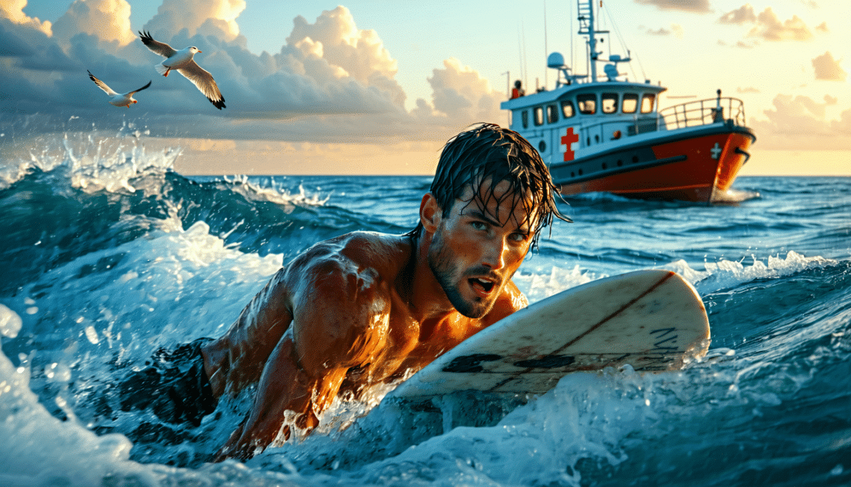 découvrez l'incroyable histoire d'un homme qui a survécu 16 heures en mer, agrippé à sa planche. ce récit poignant d'espoir raconte son sauvetage extraordinaire et les épreuves qu'il a traversées. une aventure qui rappelle la force de la résilience humaine face à l'adversité.