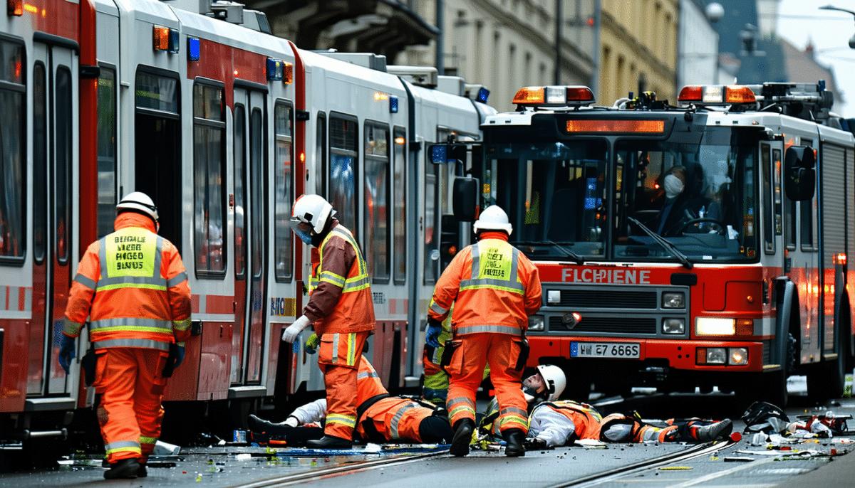 découvrez les détails de la collision de tramways qui a eu lieu à strasbourg, causant environ cinquante blessés pris en charge par les secours. analyse des causes et des conséquences de cet incident majeur dans le réseau de transport en commun.