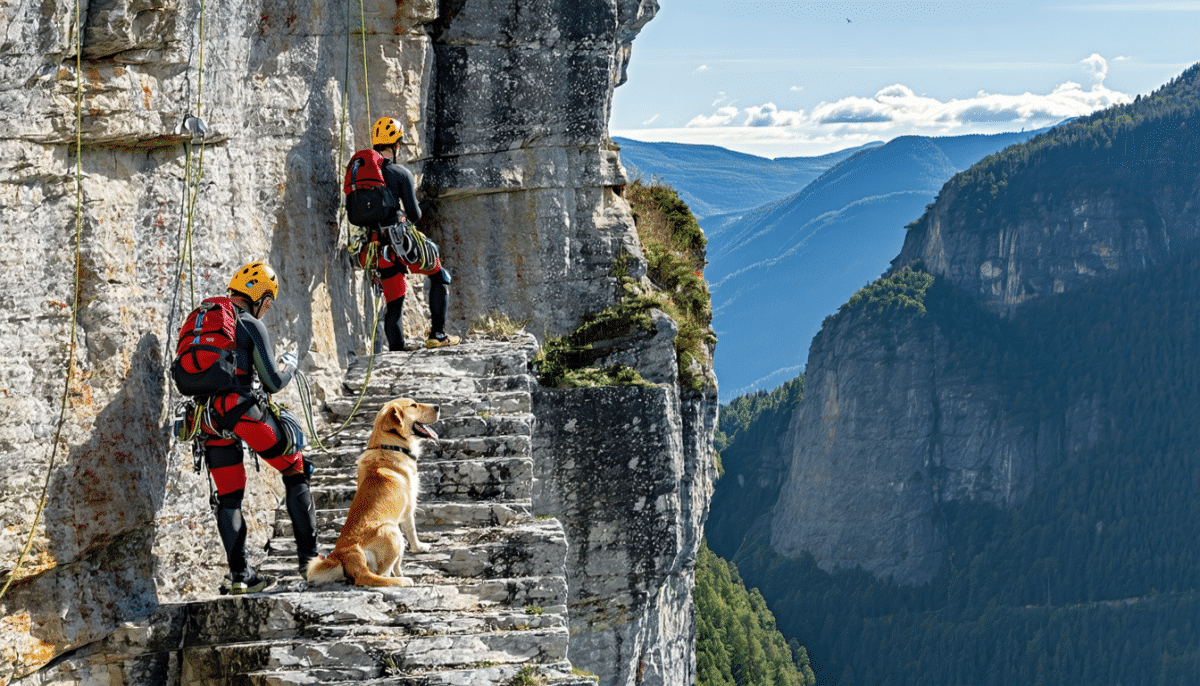 découvrez l'incroyable histoire d'un sauvetage audacieux : un chien retrouvé en vie sur une corniche après avoir chuté de 60 mètres. suivez cette intervention héroïque qui a eu lieu durant la période de chasse, illustrant le courage et la détermination des sauveteurs. un récit captivant d'espoir et de bravoure.