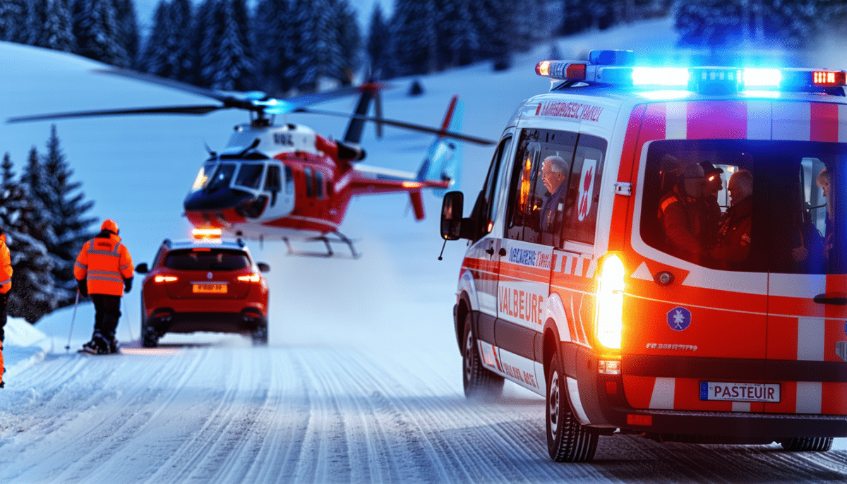 un sexagénaire a souffert d'un accident de ski à valberg et a été rapidement évacué par hélicoptère vers l'hôpital pasteur pour recevoir des soins d'urgence. les détails de l'incident et l'état de santé de la victime restent à suivre.