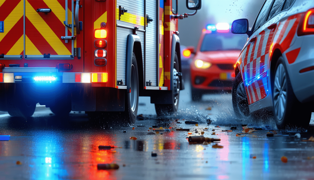 un grave accident impliquant trois véhicules a eu lieu sur l'a61 près de mas-saintes-puelles, entraînant un blessé en urgence absolue. les services d'urgence se sont rapidement mobilisés sur les lieux pour gérer la situation et sécuriser la circulation.