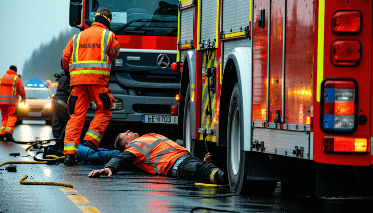 découvrez l'incroyable acte héroïque survenu dans les hautes-alpes, où un courageux témoin a risqué sa vie pour sauver un homme lourdement blessé sous un poids lourd. un récit poignant de bravoure et de solidarité.